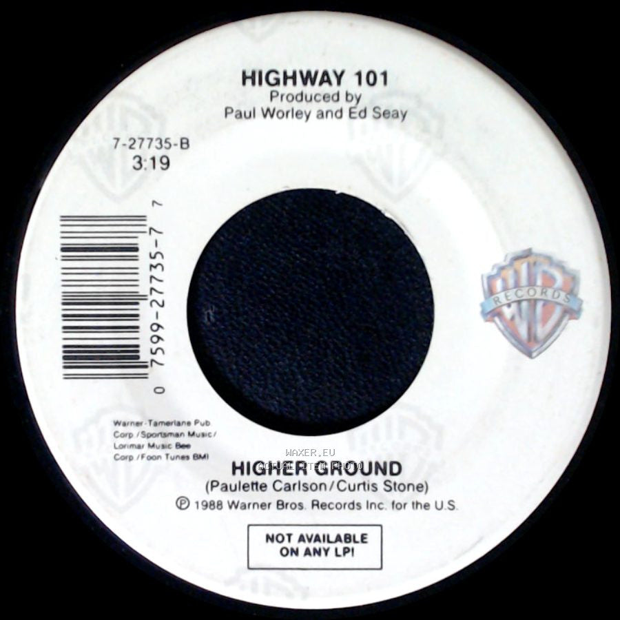 Highway 101 - All The Reasons Why / Higher Ground side B