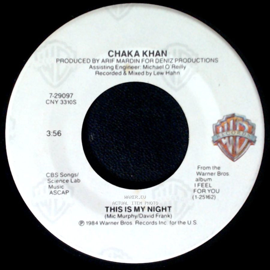 Chaka Khan - This Is My Night / Caught In The Act side A