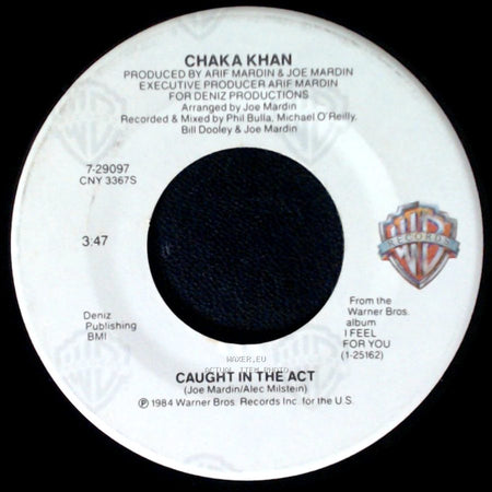 Chaka Khan - This Is My Night / Caught In The Act side B
