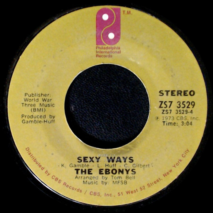 The Ebonys - Sexy Ways / It's Forever side A