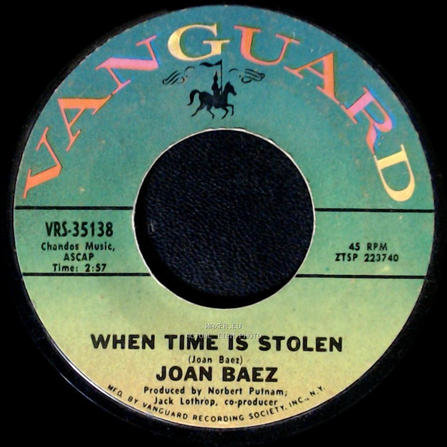 Joan Baez - The Night They Drove Old Dixie Down / When Time Is Stolen side B