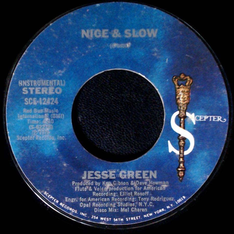 Jesse Green - Nice & Slow / Nice & Slow side B
