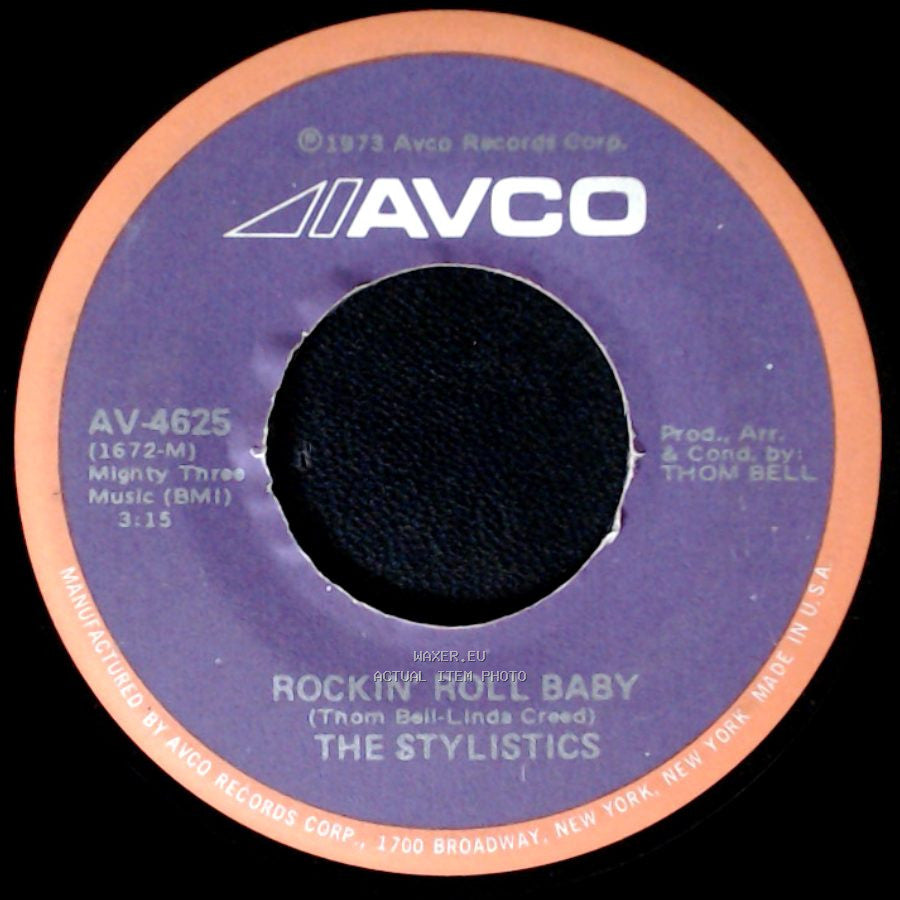 The Stylistics - Pieces / Rockin' Roll Baby side B
