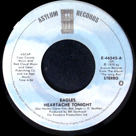 Eagles - Heartache Tonight / Teenage Jail side A