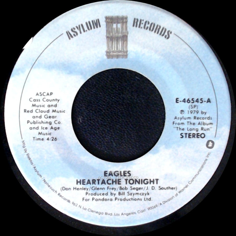 Eagles - Heartache Tonight / Teenage Jail side A