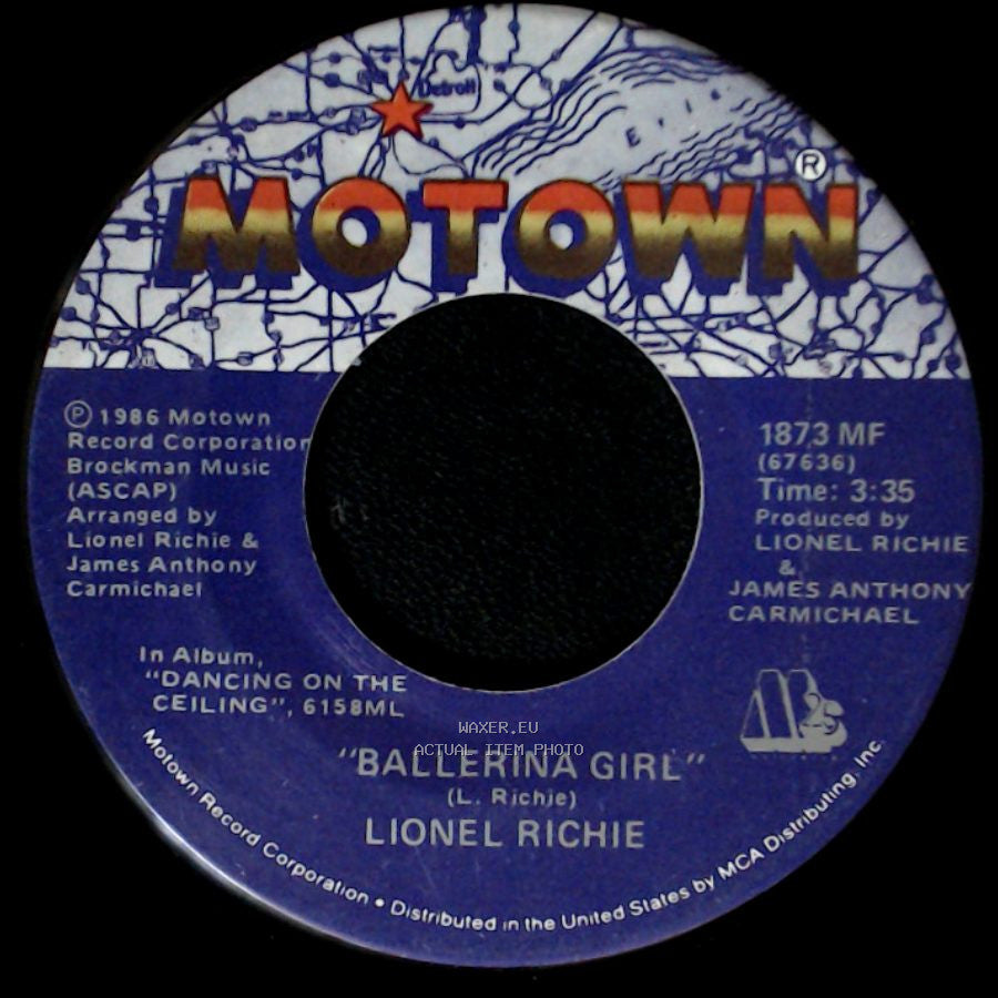Lionel Richie - Ballerina Girl / Deep River Woman side A