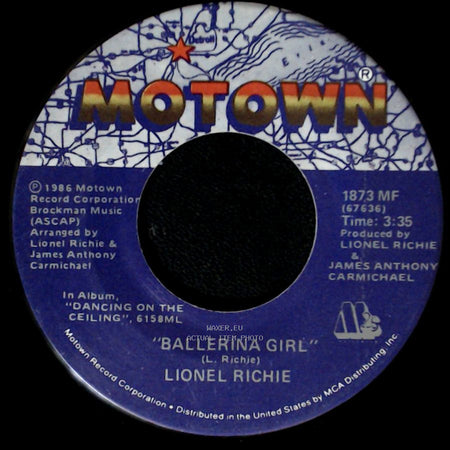 Lionel Richie - Ballerina Girl / Deep River Woman side A