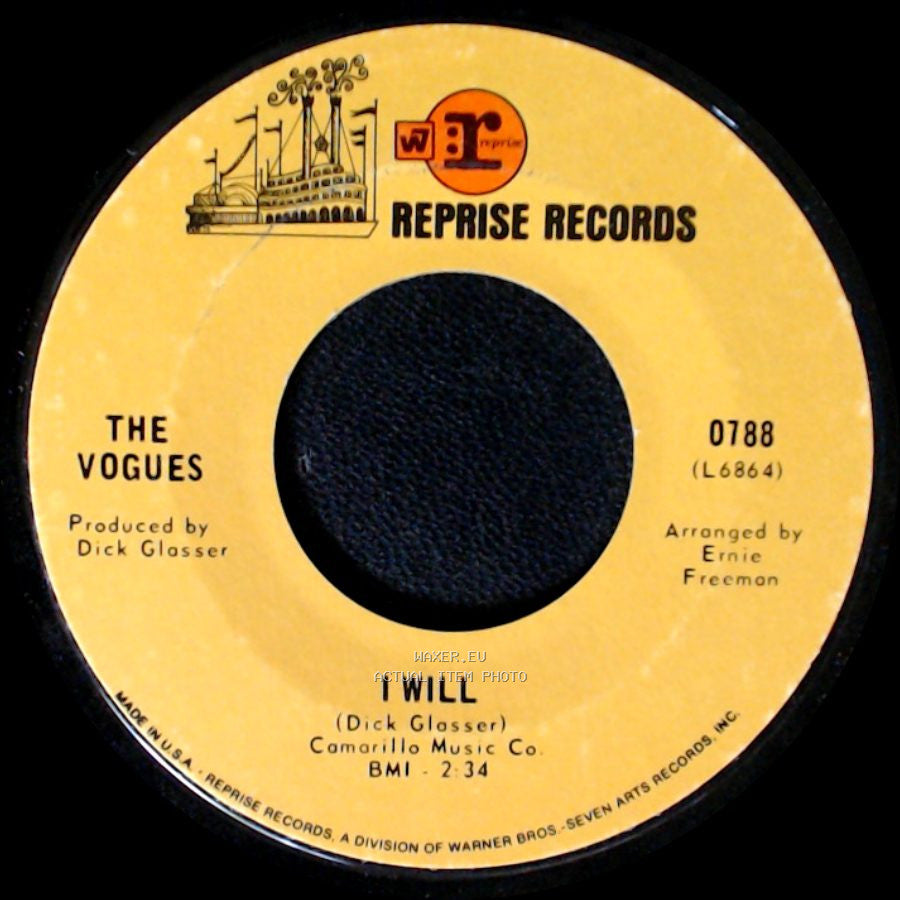 The Vogues - Till / I Will side B
