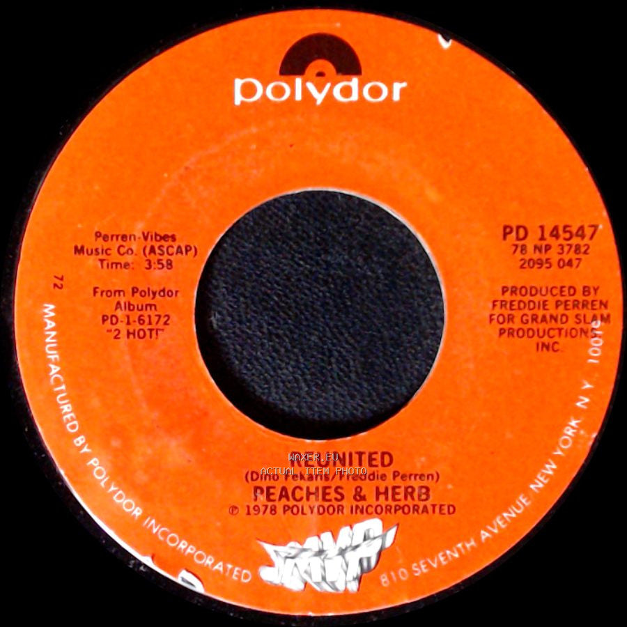 Peaches & Herb - Easy As Pie / Reunited side B