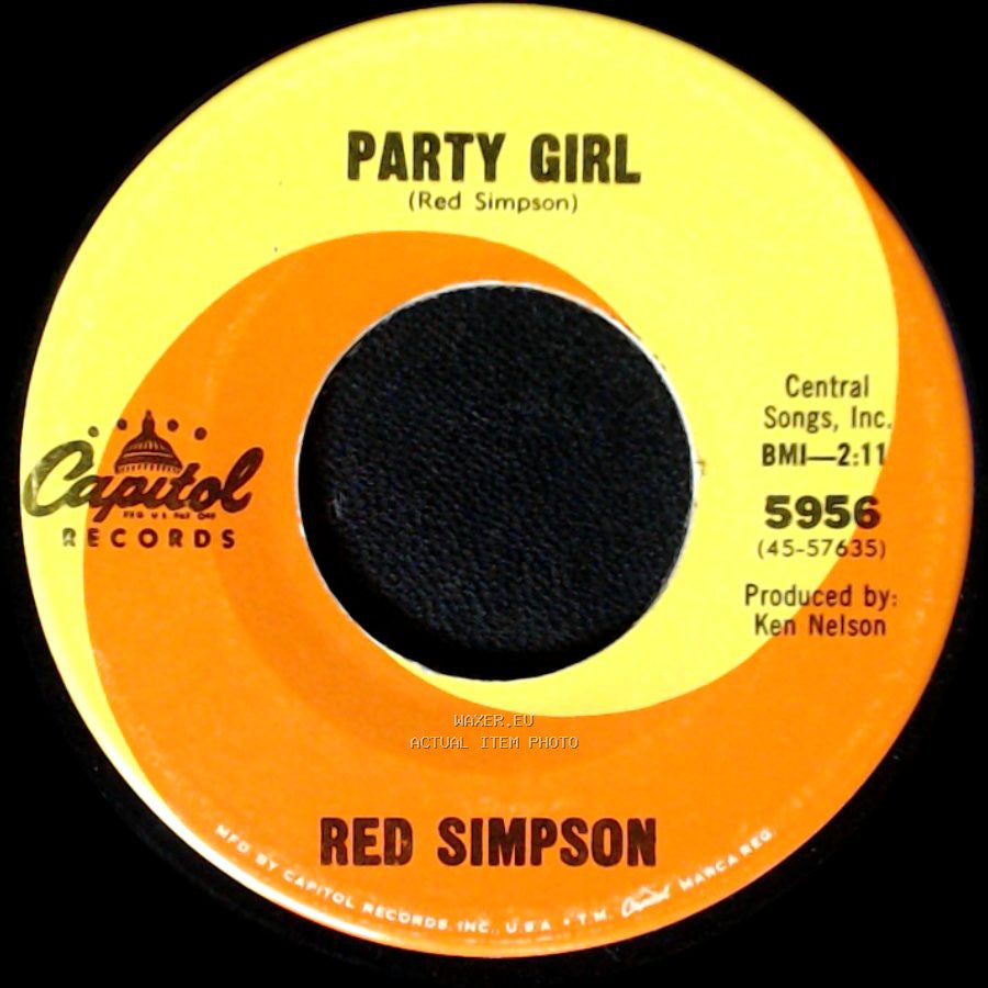 Red Simpson - Mini-Skirt Minnie / Party Girl side B