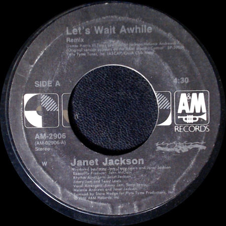 Janet Jackson - Let's Wait Awhile Remix / Pretty Boy side A