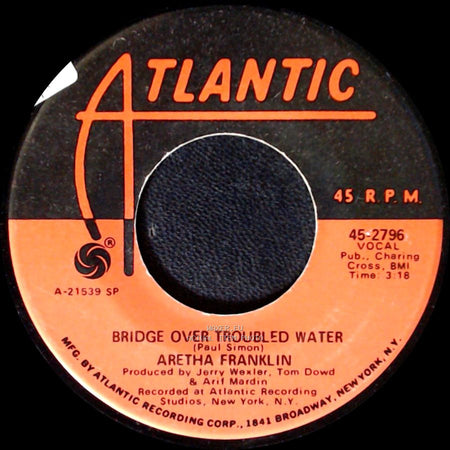 Aretha Franklin - Brand New Me / Bridge Over Troubled Water side A