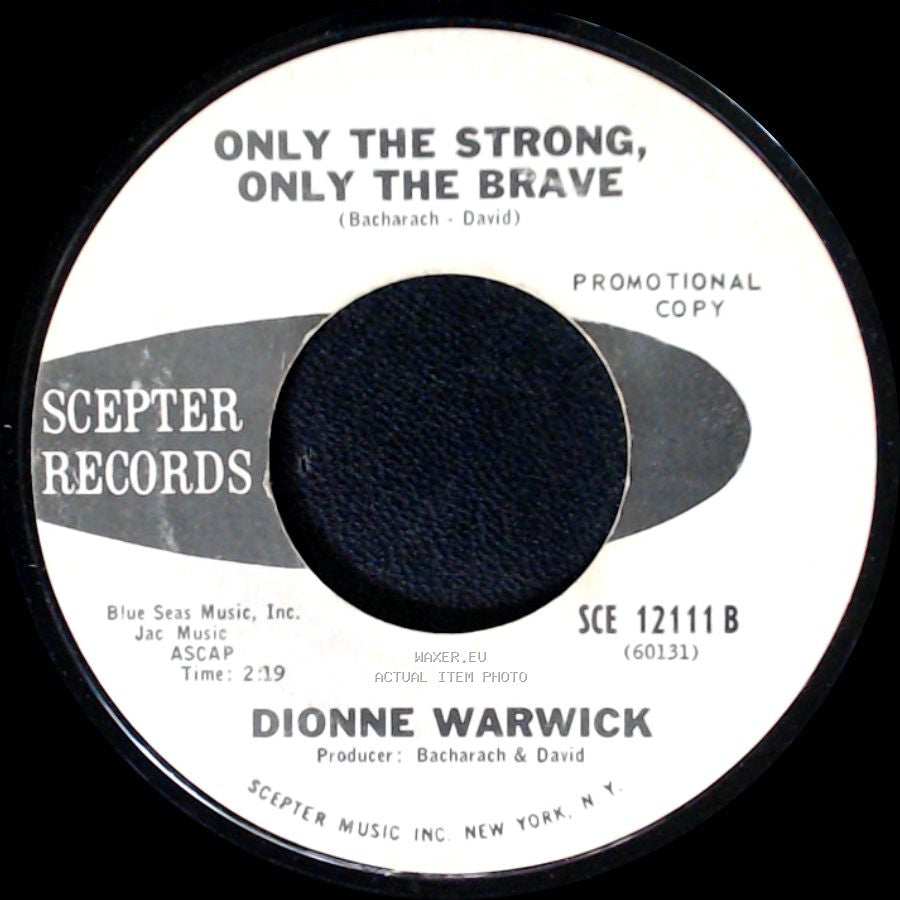 Dionne Warwick - Looking With My Eyes / Only The Strong, Only The Brave side B