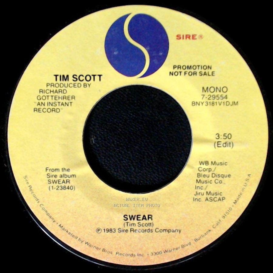 Tim Scott - Swear / Swear side A