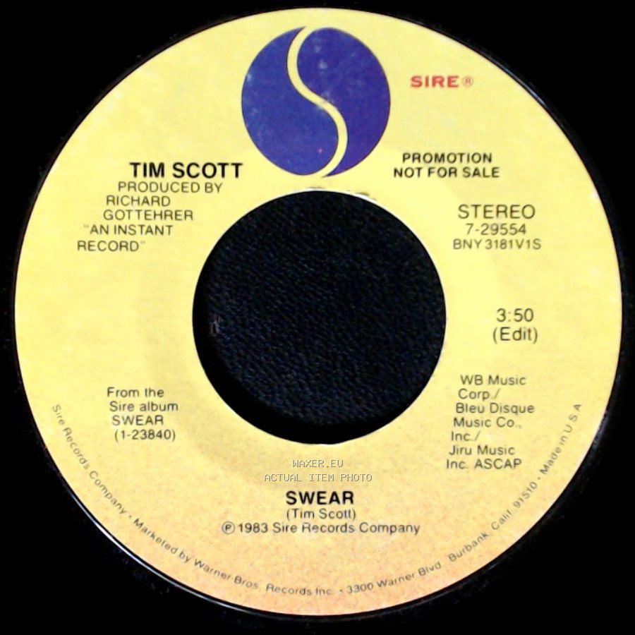 Tim Scott - Swear / Swear side B