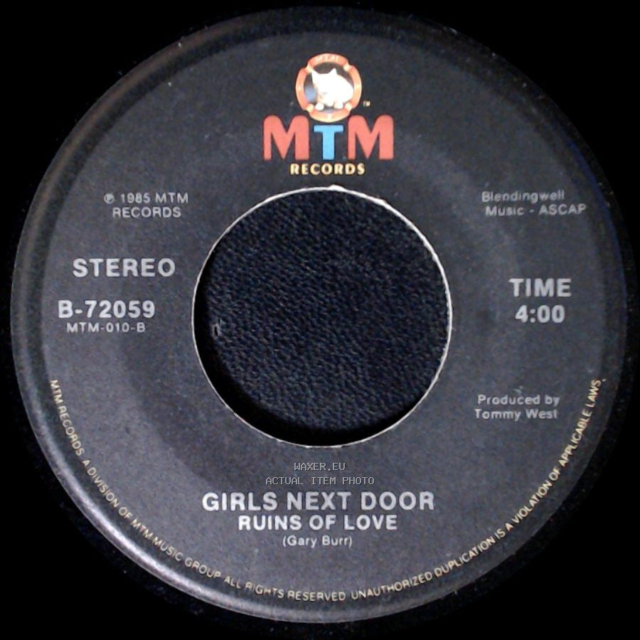 Girls Next Door - Love Will Get You Through Times Of No Money / Ruins Of Love side B