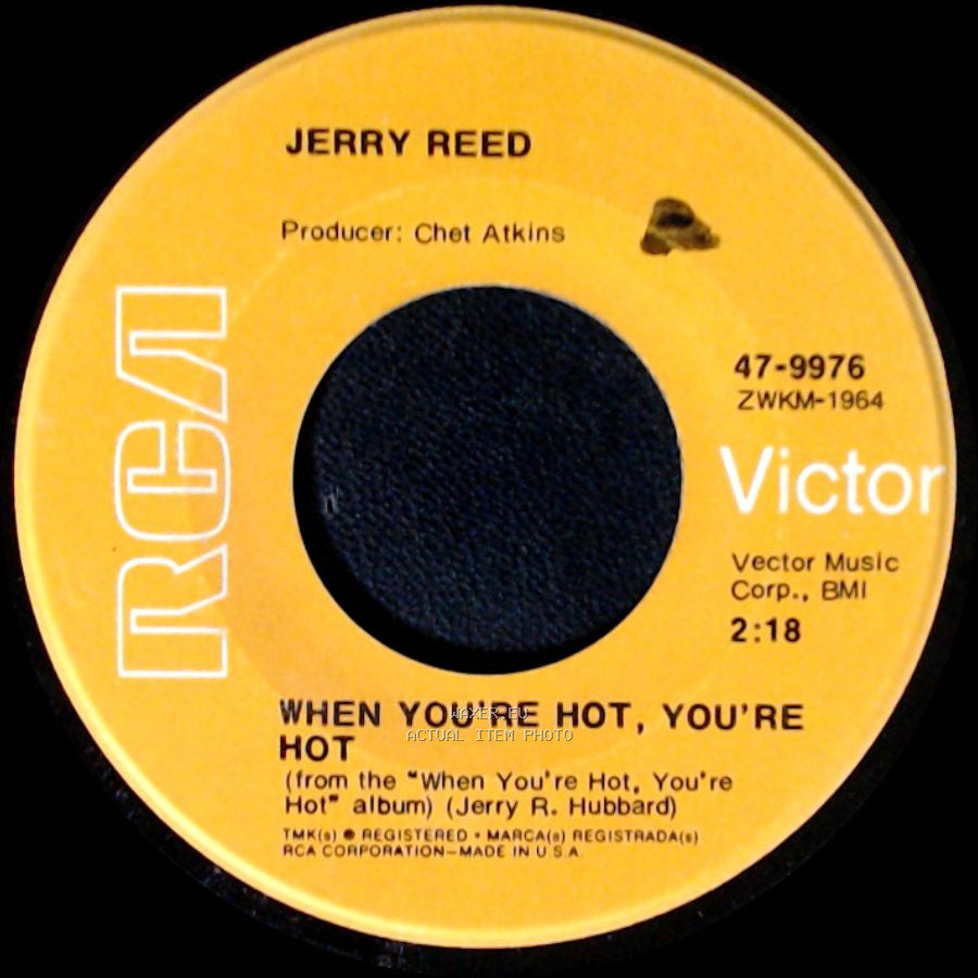 Jerry Reed - When You're Hot, You're Hot / You've Been Cryin' Again side A
