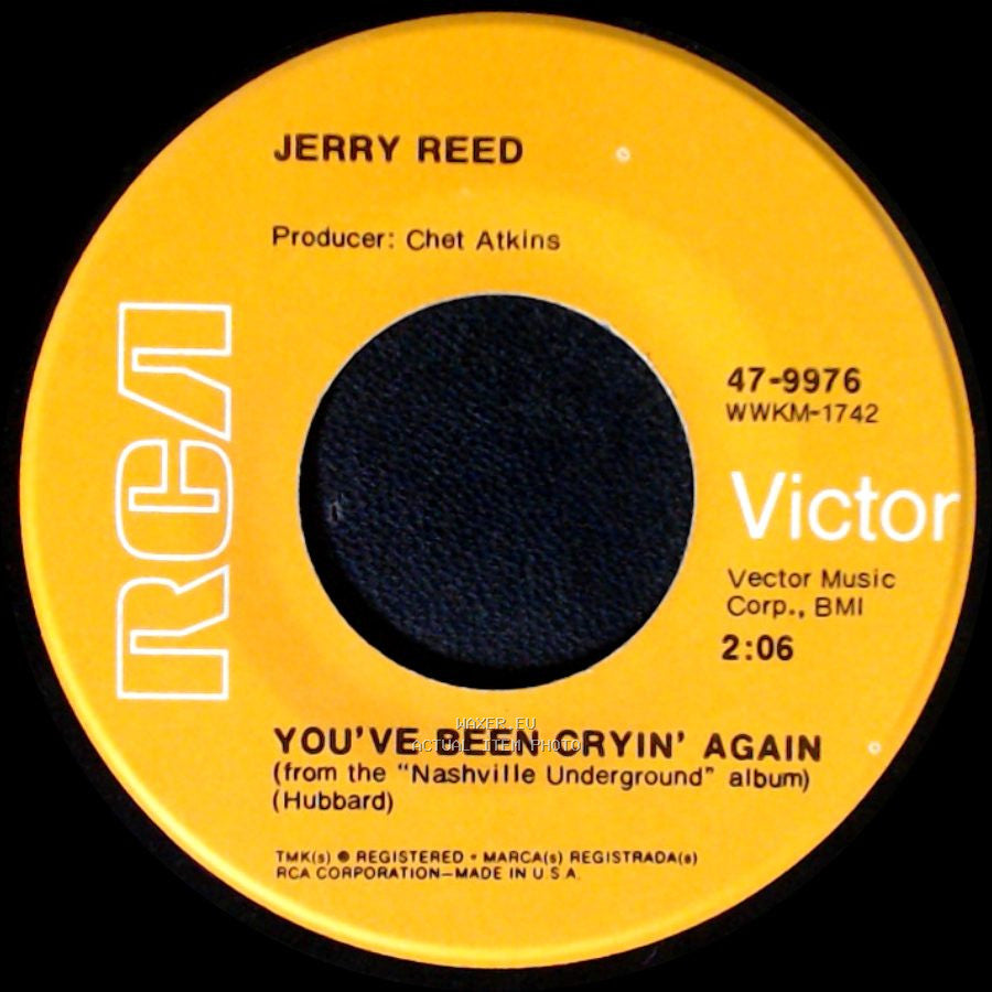 Jerry Reed - When You're Hot, You're Hot / You've Been Cryin' Again side B
