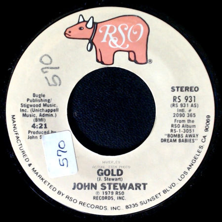 John Stewart - Comin' Out Of Nowhere / Gold side B
