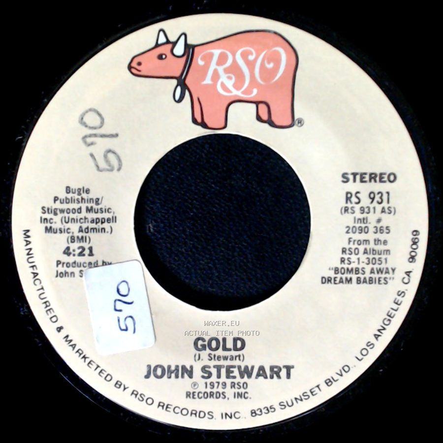 John Stewart - Comin' Out Of Nowhere / Gold side B
