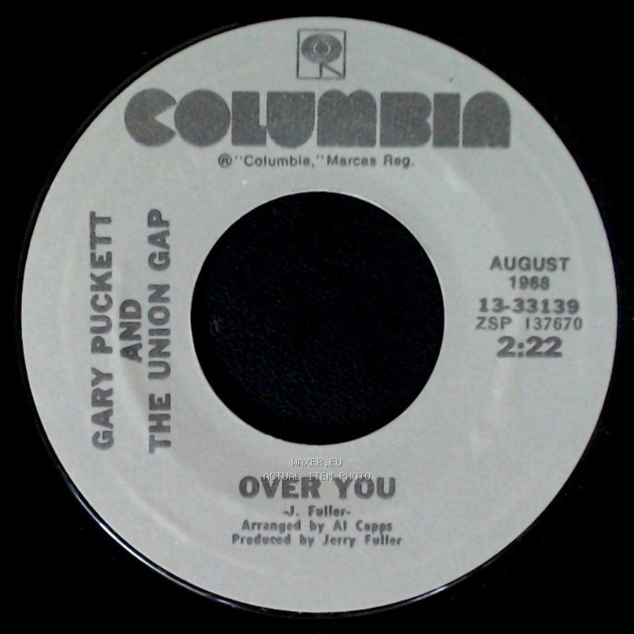 Gary Puckett And The Union Gap - Lady Willpower / Over You side B