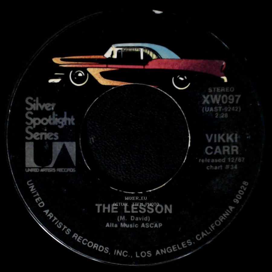 Vikki Carr - It Must Be Him / The Lesson side B