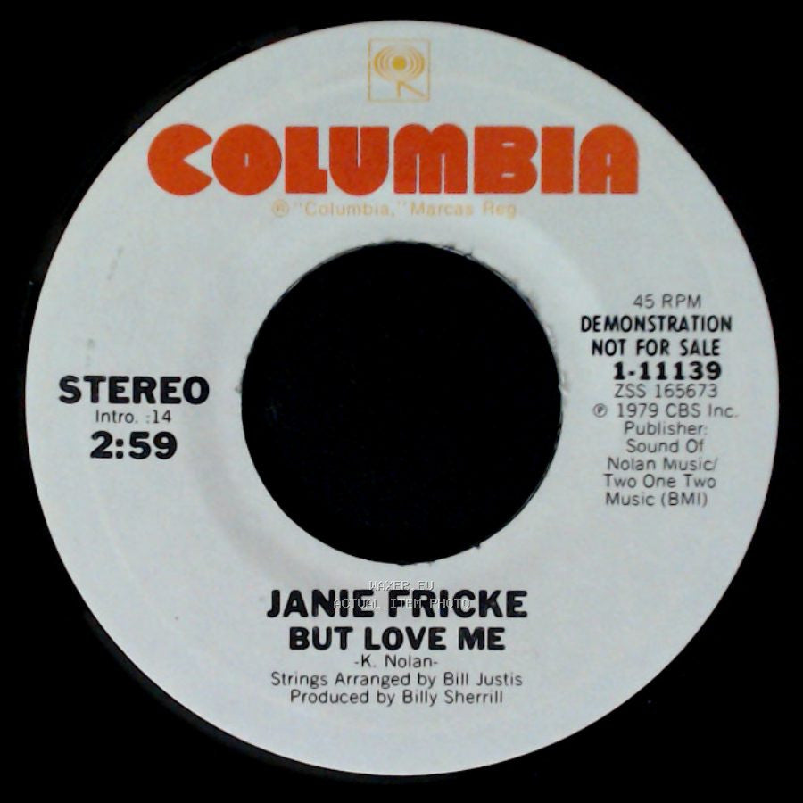Janie Fricke - But Love Me / But Love Me side B
