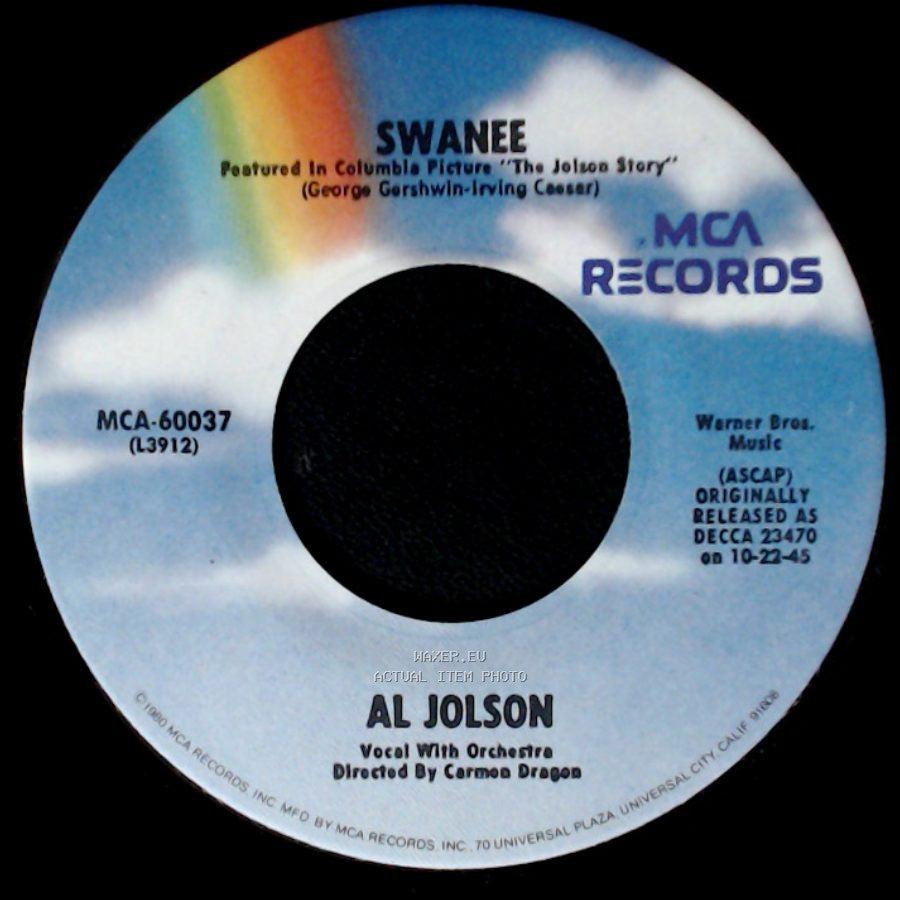 Al Jolson - April Showers / Swanee side B