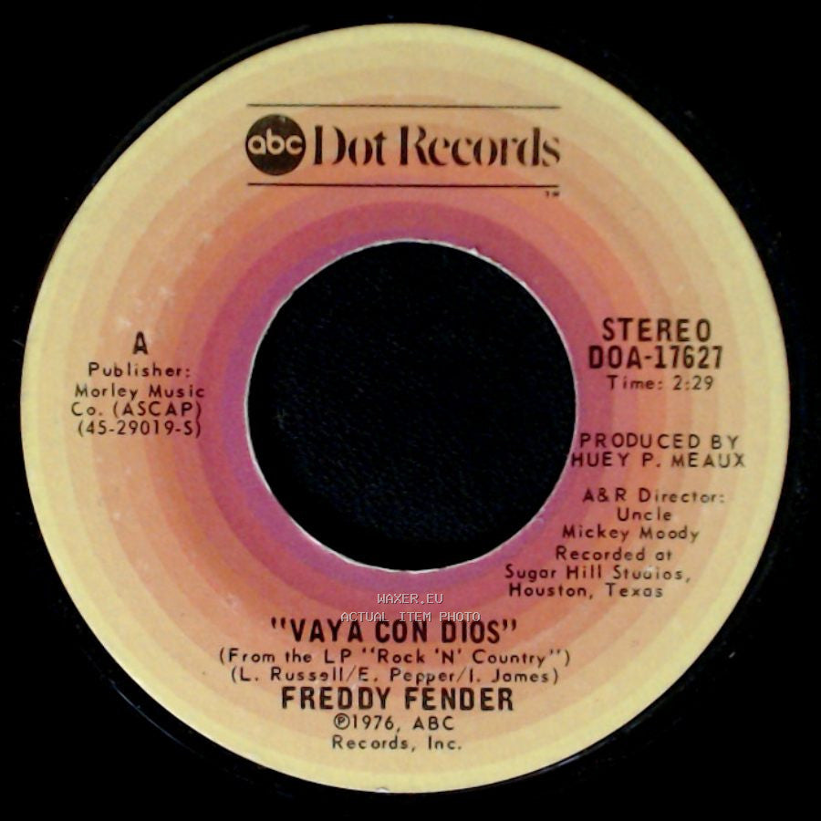 Freddy Fender - Vaya Con Dios / My Happiness side A
