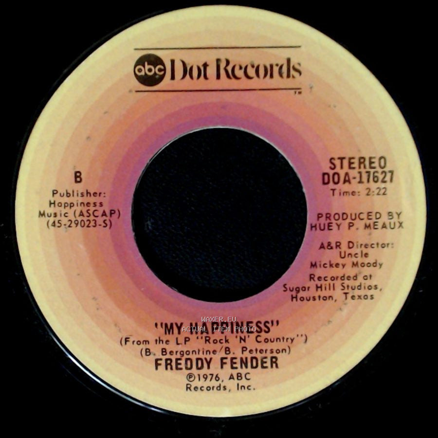 Freddy Fender - Vaya Con Dios / My Happiness side B