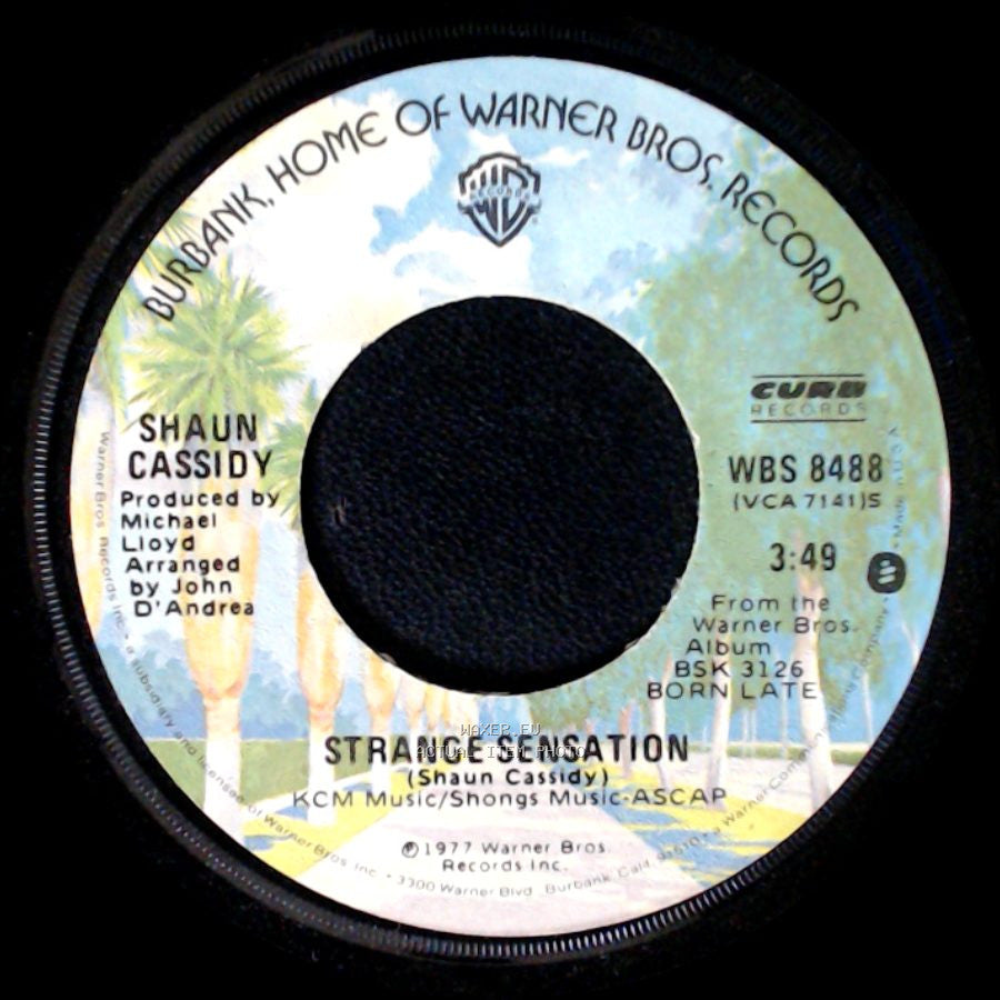 Shaun Cassidy - Strange Sensation / Hey Deanie side A
