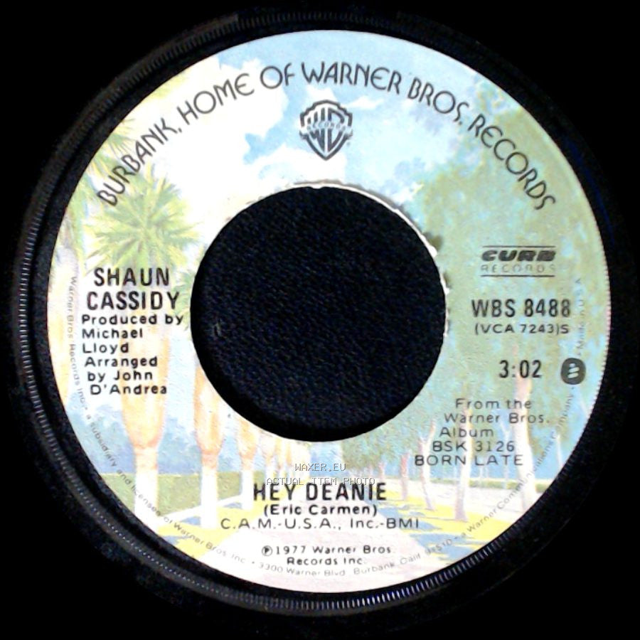 Shaun Cassidy - Strange Sensation / Hey Deanie side B