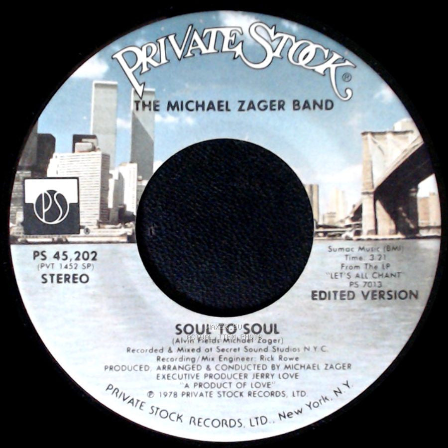 The Michael Zager Band - Soul To Soul / Freak side A