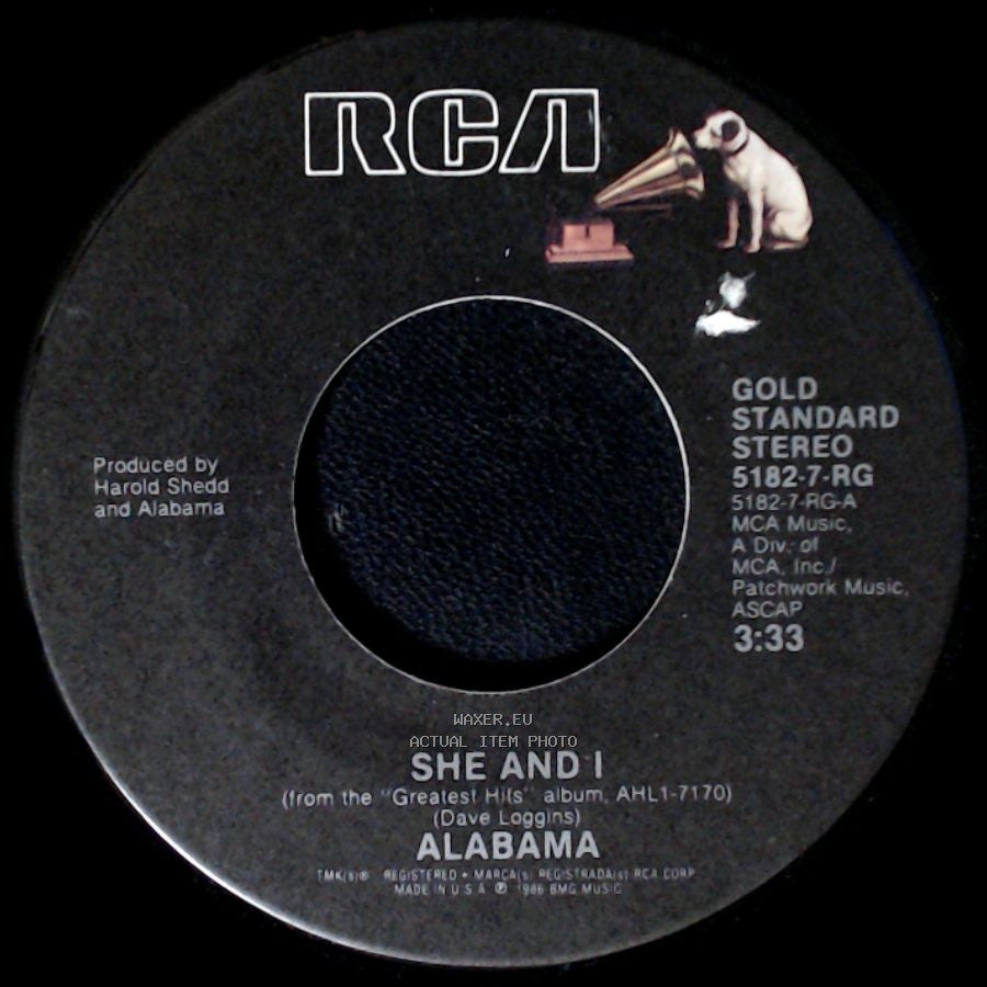 Alabama - "You’ve Got" The Touch / She And I side B