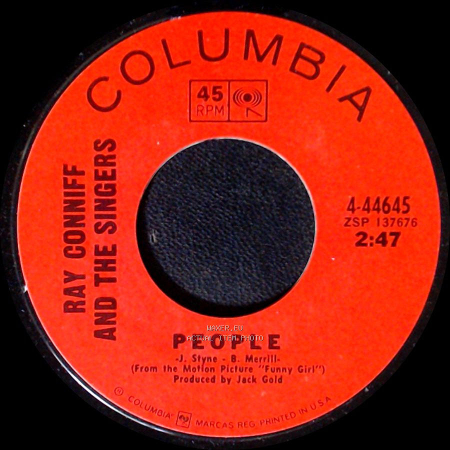 Ray Conniff And The Singers - Look Homeward Angel / People side B