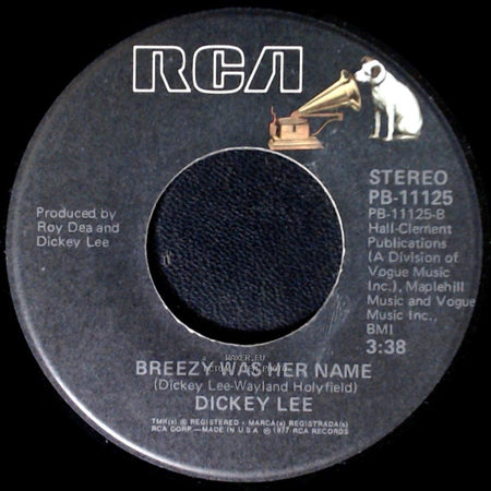 Dickey Lee - Peanut Butter / Breezy Was Her Name side B