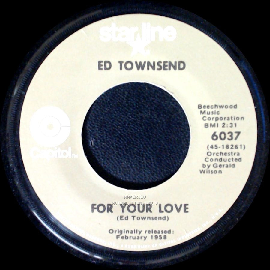 Ed Townsend - Over And Over Again / For Your Love side B