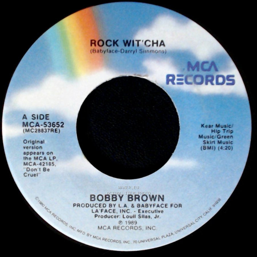 Bobby Brown - Rock Wit'cha / Rock Wit'cha (Instrumental) side A