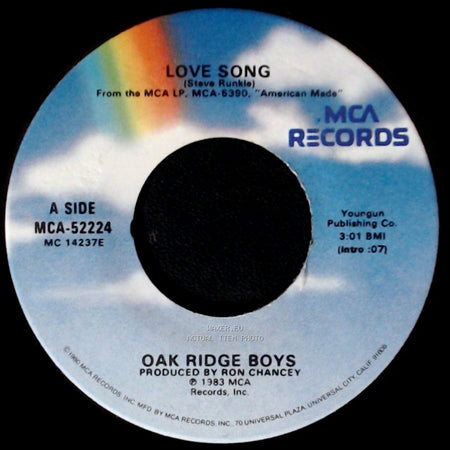 Oak Ridge Boys - Love Song / Heart On The Line (Operator, Operator) side A