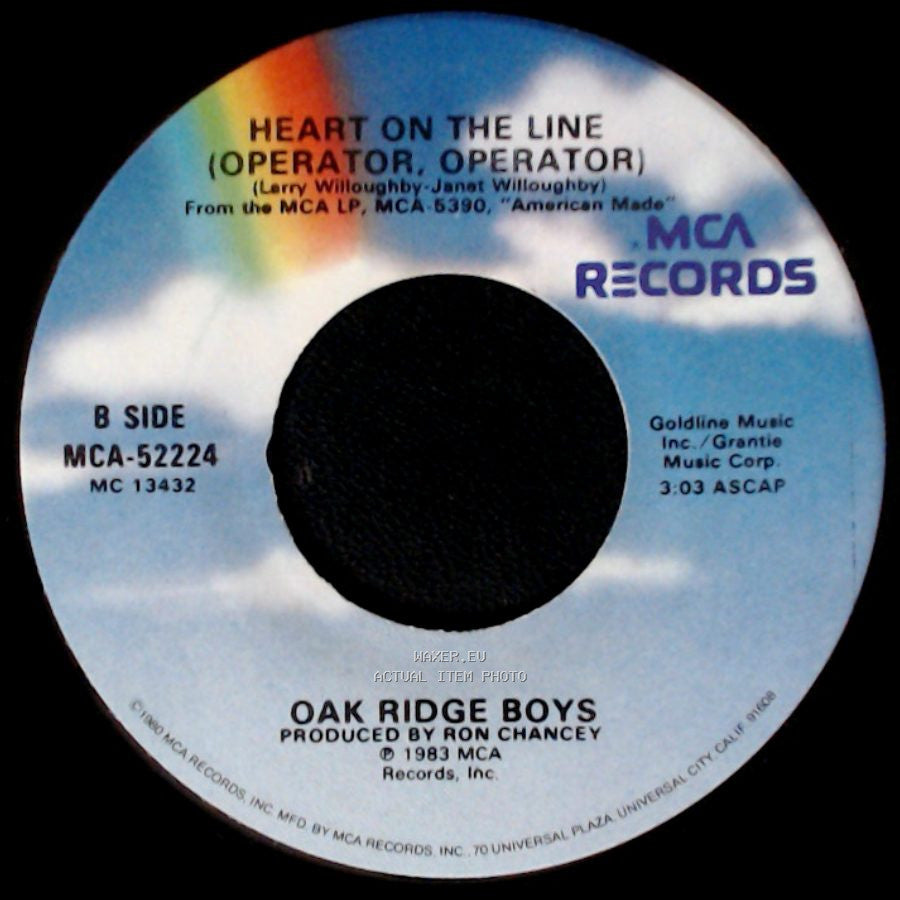 Oak Ridge Boys - Love Song / Heart On The Line (Operator, Operator) side B