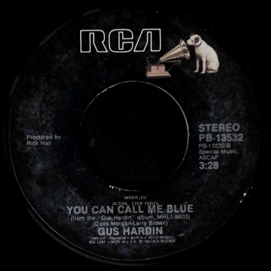 Gus Hardin - If I Didn't Love You / You Can Call Me Blue side B