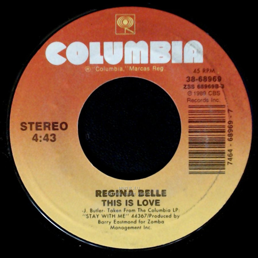 Regina Belle - Baby Come To Me / This Is Love side B
