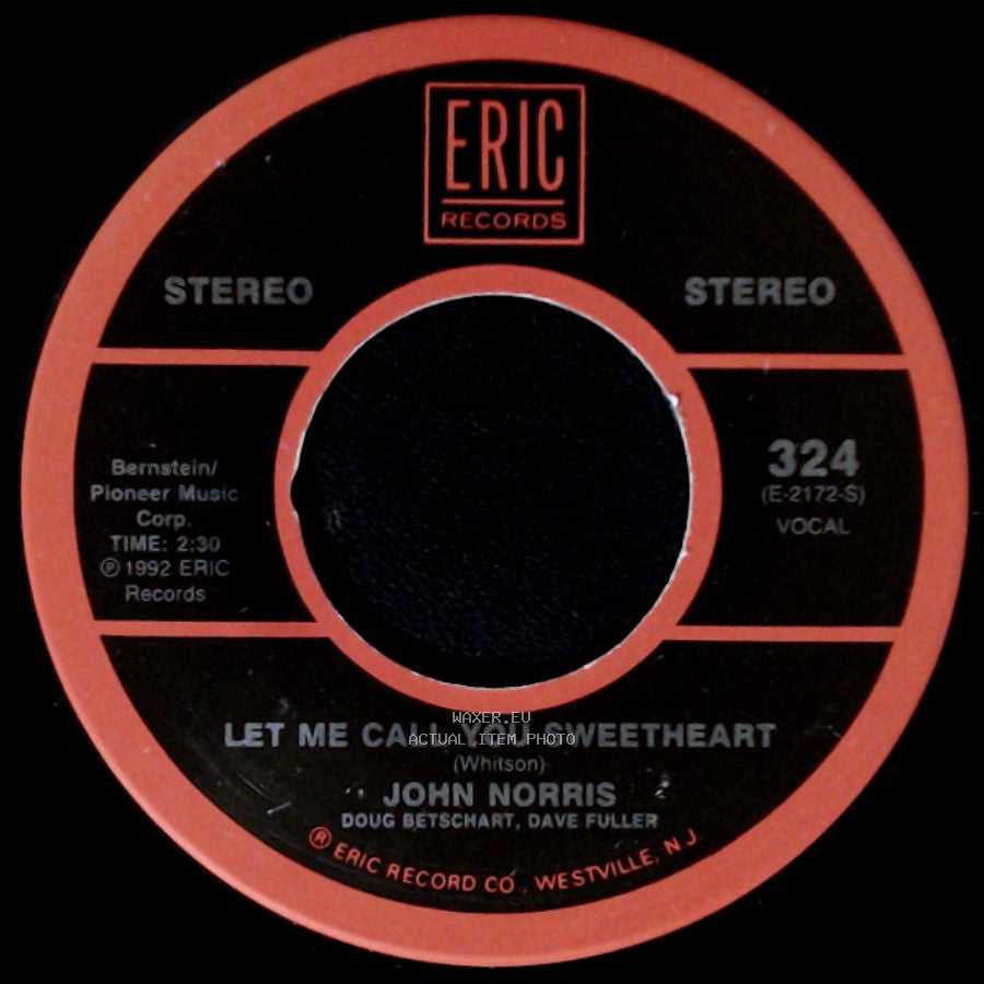 John Norris - Let Me Call You Sweetheart / Alley Cat (Speed Up Version) side A