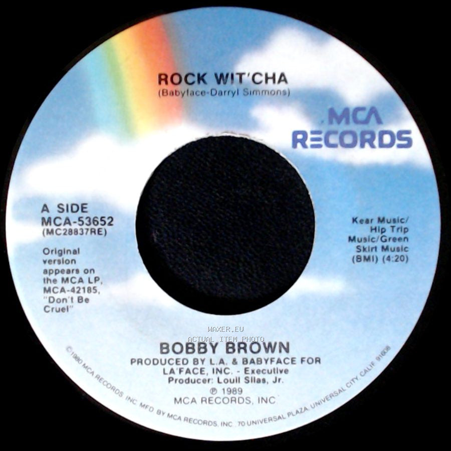 Bobby Brown - Rock Wit'cha / Rock Wit'cha (Instrumental) side A