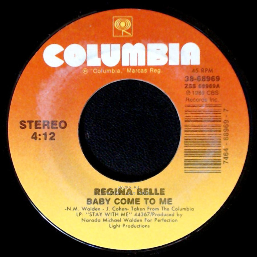 Regina Belle - Baby Come To Me / This Is Love side A