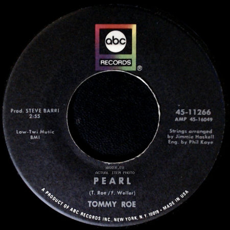 Tommy Roe - Pearl / Dollars Worth Of Pennies side A