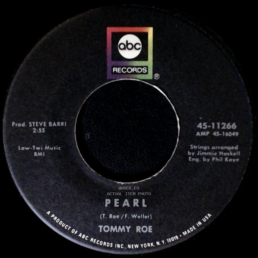 Tommy Roe - Pearl / Dollars Worth Of Pennies side A