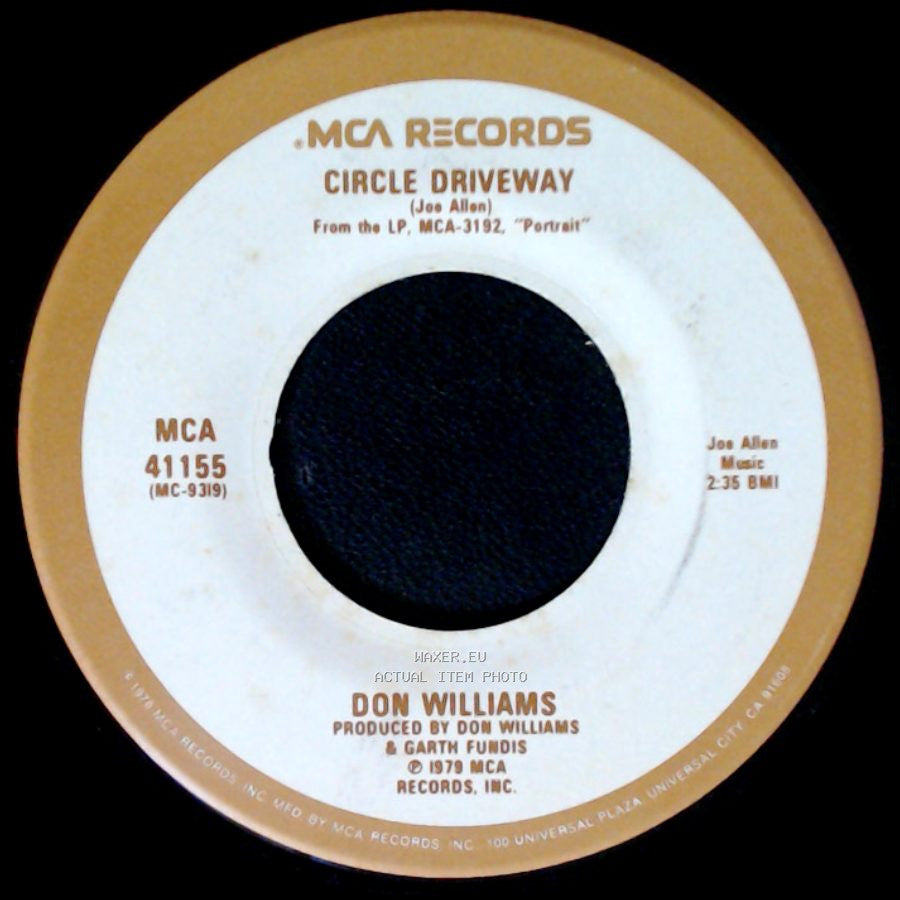 Don Williams - Circle Driveway / Love Me Over Again side A