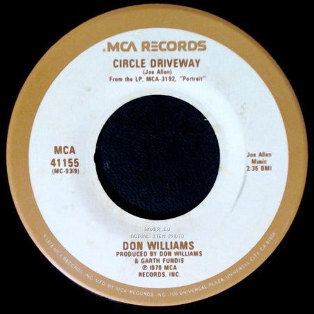 Don Williams - Circle Driveway / Love Me Over Again side A