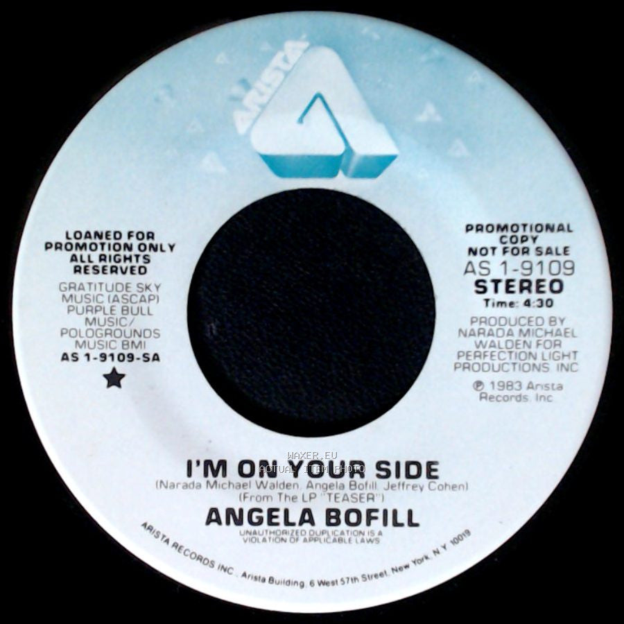 Angela Bofill - I'm On Your Side / I'm On Your Side side A